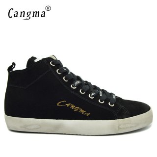 Customize CANGMA Brand Retro Genuine Leather Men Sneakers CMM018